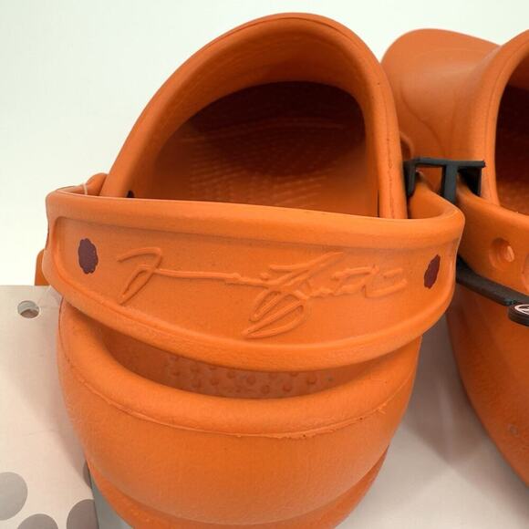 Crocs Bistro Mario Batali Special Edition Orange Men's Size 6 / Women’s Size 8 - Picture 3 of 7